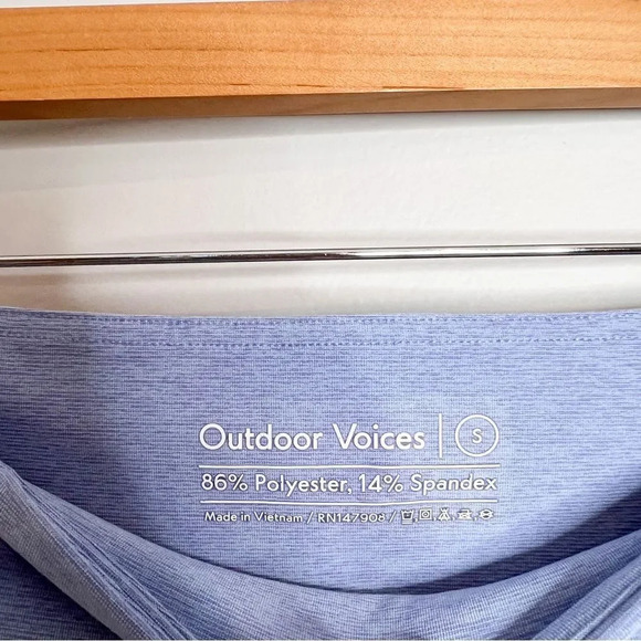 Outdoor Voices Lilac 3/4 Warmup Leggings - Picture 7 of 8